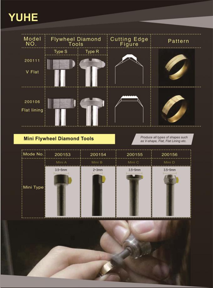 Jewellery Polishing 155 Degree Flywheel Diamond Tools 4